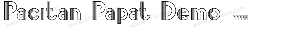 Pacitan Papat Demo字体转换